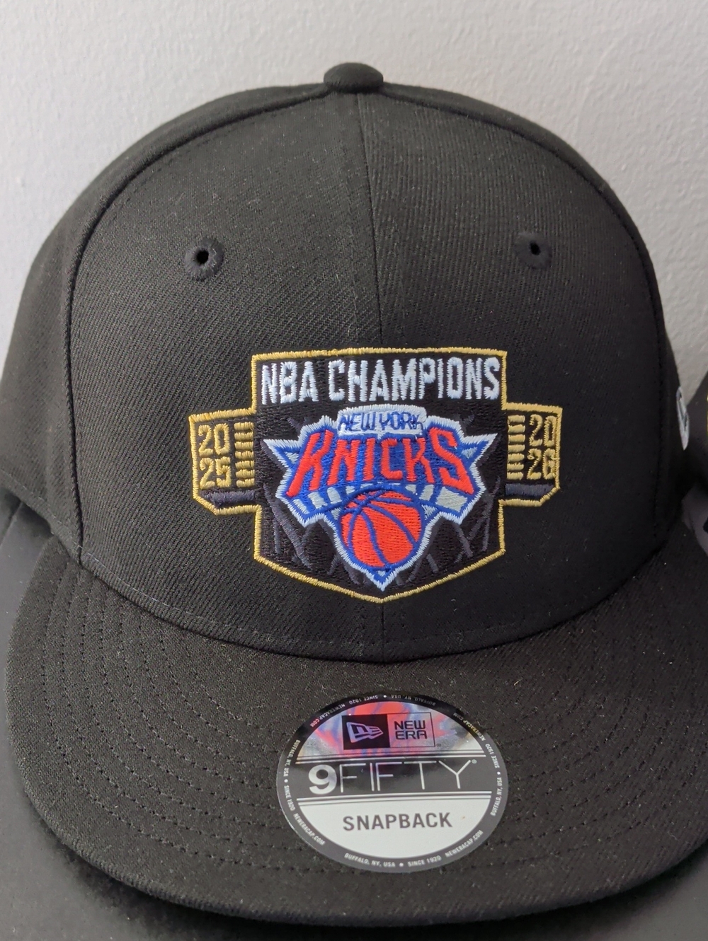 New Era Black Knicks NBA Champions 9FIFTY Snapback